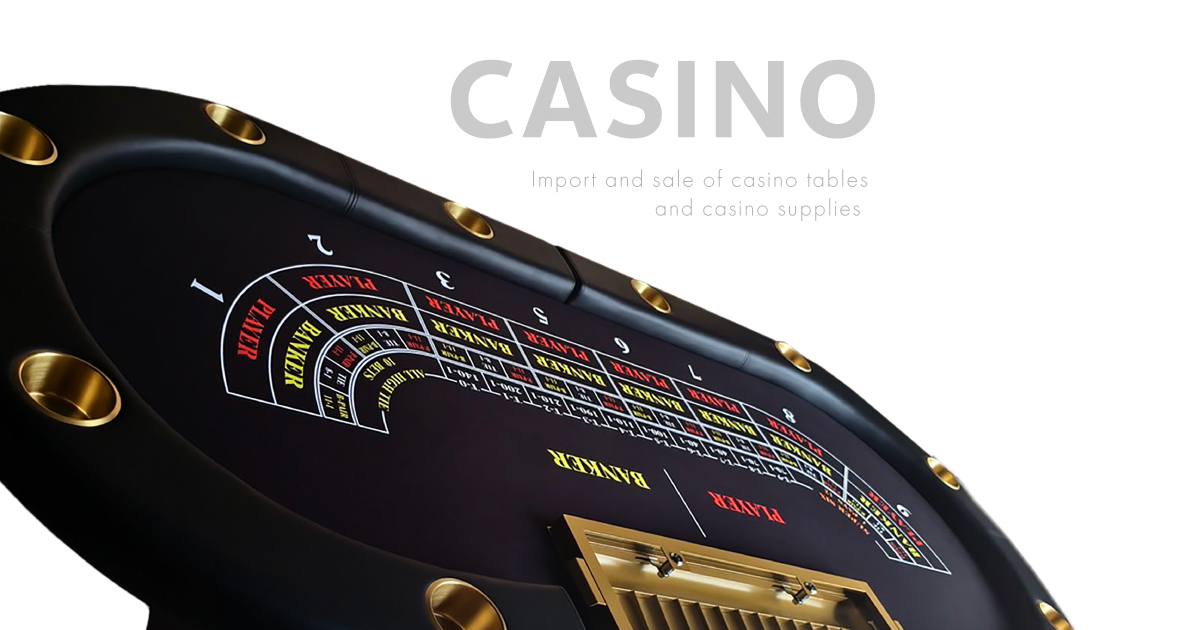 取り扱い製品 | カジノテーブルやカジノグッズを業務販売 オリジナル