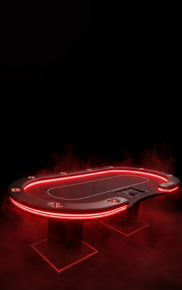 年間数十件の店舗様に購入いただいている大人気のLEDポーカーテーブル好評発売中！ご入金から最短1週間のスピード配送が可能です！