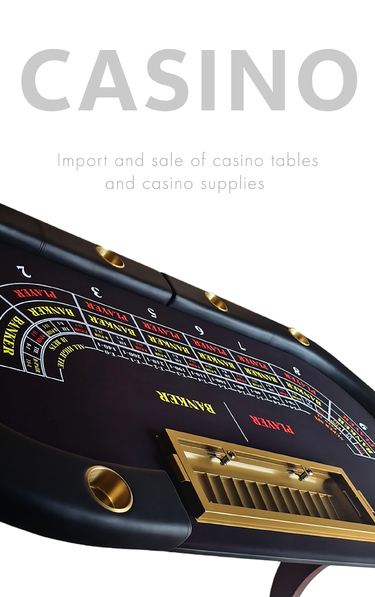 カジノテーブルやカジノグッズを業務販売 オリジナルグッズの